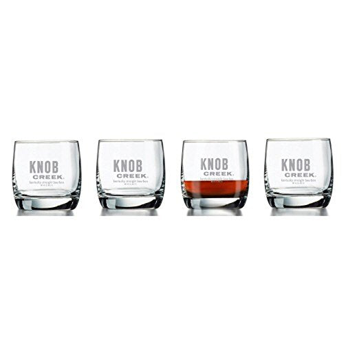 Luminarc Knob Creek Decorated On The Rocks Glasses, 10.5 oz, Clear, Set of 4